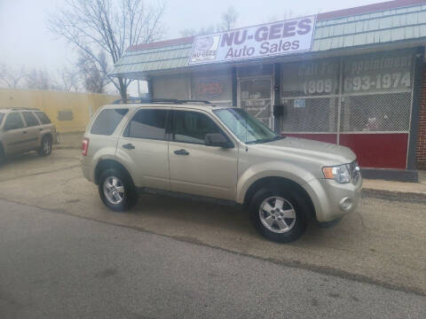 2012 Ford Escape for sale at Nu-Gees Auto Sales LLC in Peoria IL