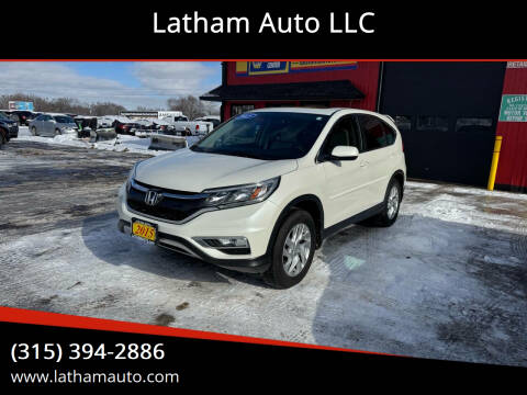 2015 Honda CR-V for sale at Latham Auto LLC in Ogdensburg NY