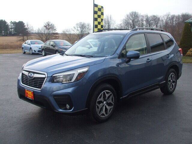 2021 Subaru Forester for sale at TROXELL AUTO SALES in Creston OH