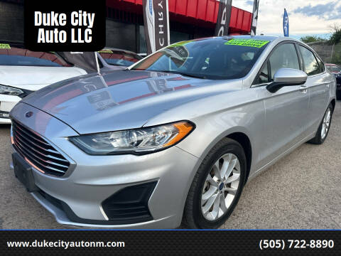 2019 Ford Fusion for sale at Duke City Auto LLC in Gallup NM