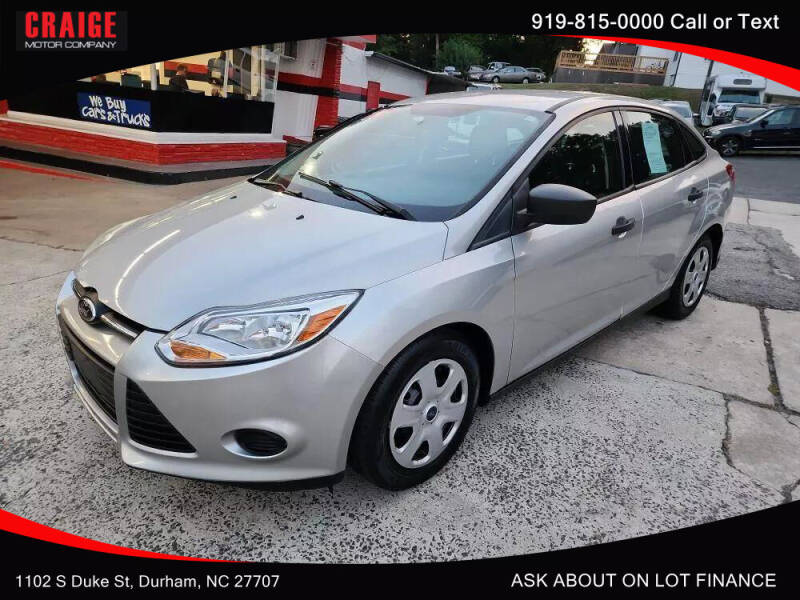 2013 Ford Focus for sale at CRAIGE MOTOR CO in Durham NC