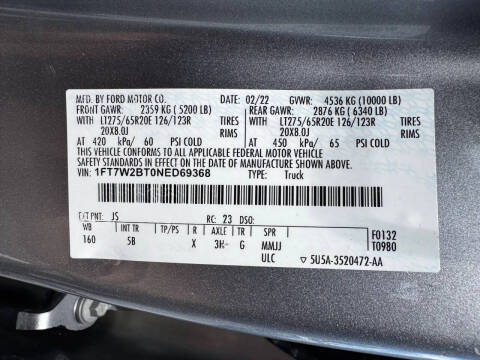 2022 Ford F-250 Super Duty