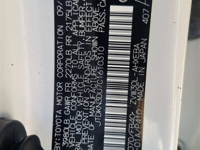 2012 Toyota Prius Two