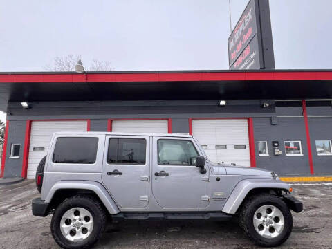 2014 Jeep Wrangler Unlimited for sale at AUTOPLEX OF MILWAUKEE in Milwaukee WI