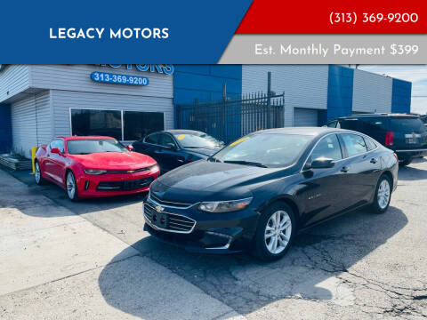 2018 Chevrolet Malibu for sale at Legacy Motors in Detroit MI