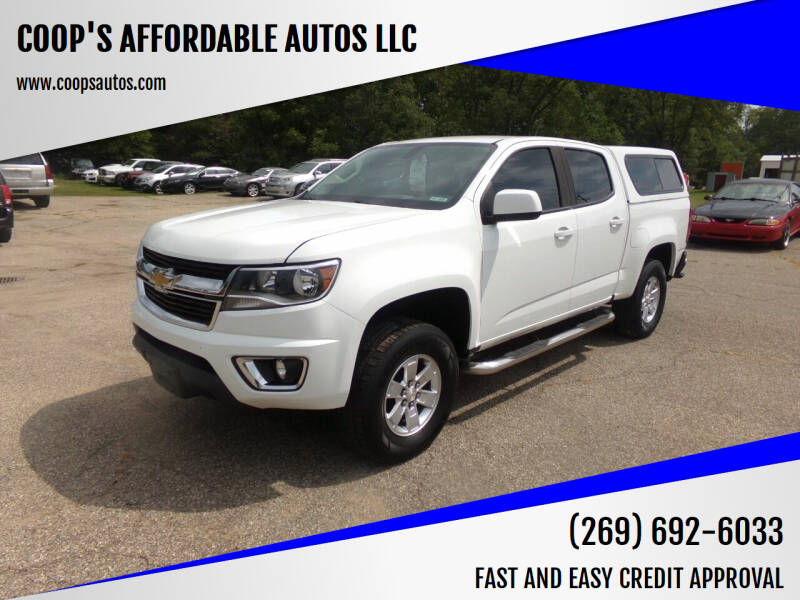 2018 Chevrolet Colorado for sale at COOP'S AFFORDABLE AUTOS LLC in Otsego MI