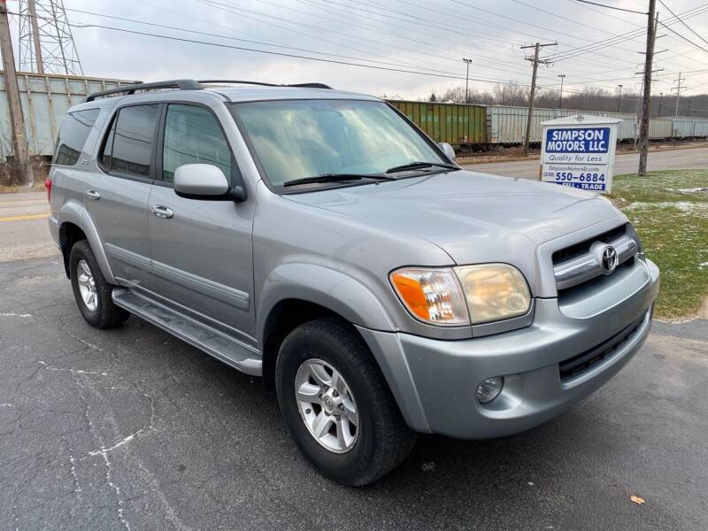 2006 Toyota Sequoia for sale at SIMPSON MOTORS in Youngstown OH