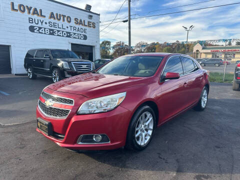 2013 Chevrolet Malibu for sale at Loyal Auto Sales in Pontiac MI