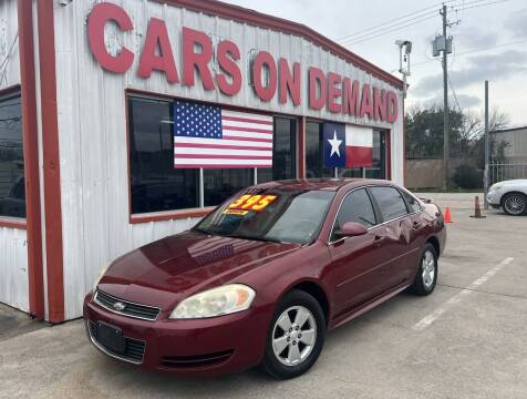 2009 Chevrolet Impala for sale at Cars On Demand 3 in Pasadena TX