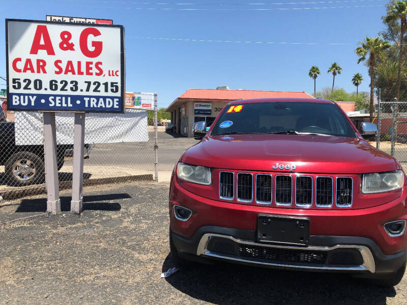 2014 Jeep Grand Cherokee for sale at A&G Car Sales  LLC in Tucson AZ