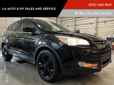 2014 Ford Escape for sale at LA Auto & RV Sales and Service in Lapeer MI