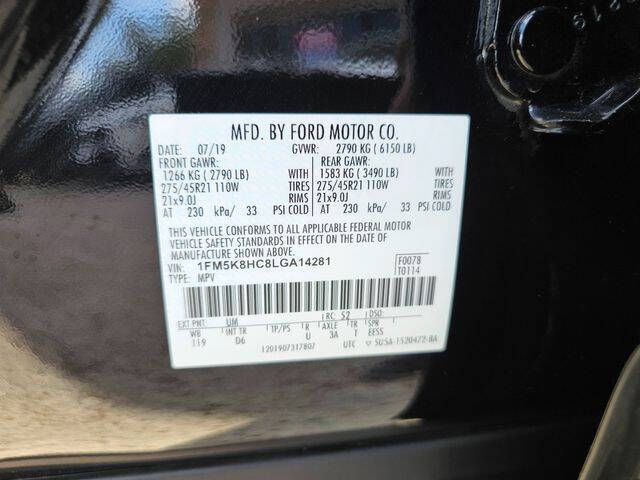 2020 Ford Explorer Platinum