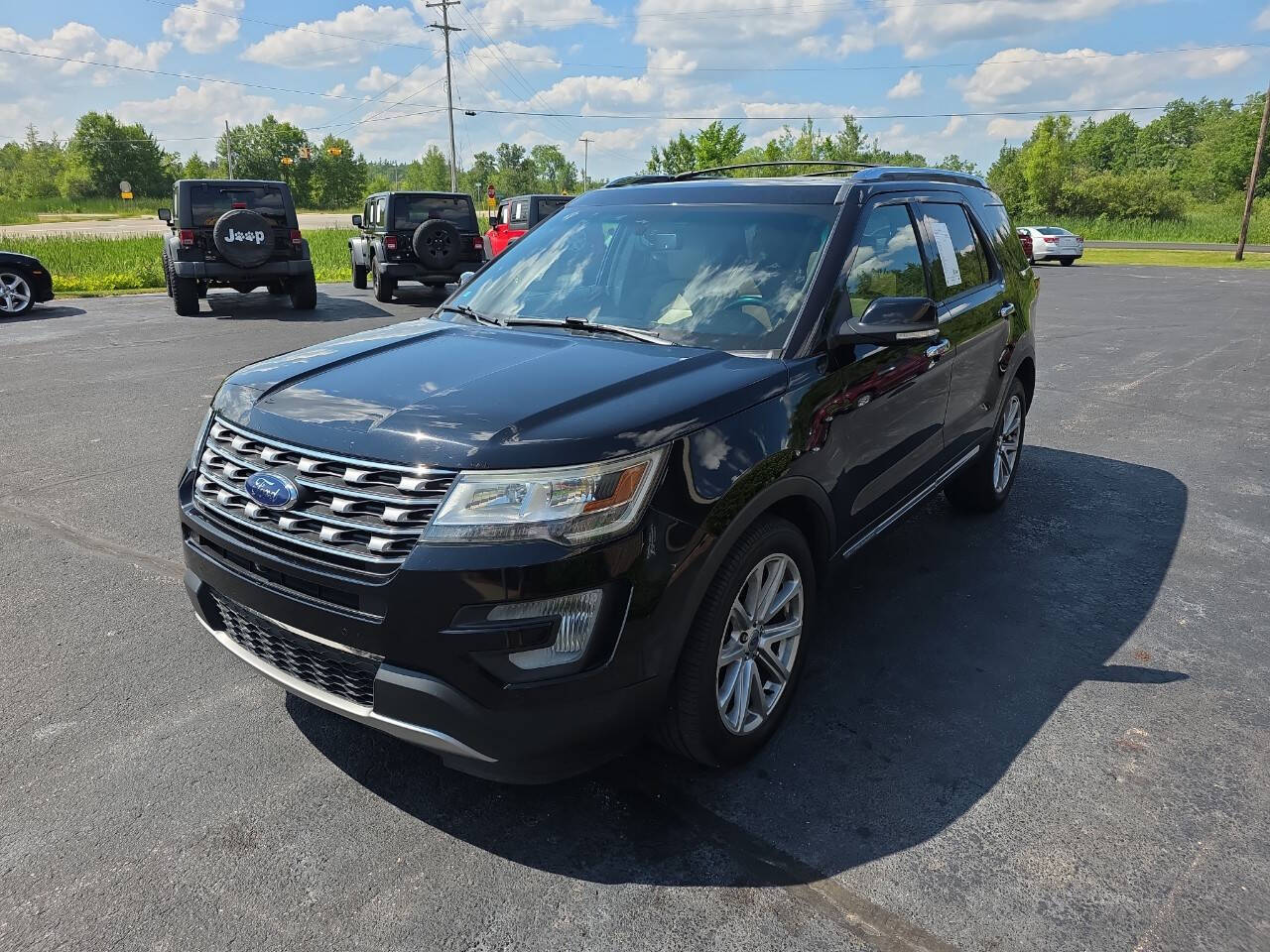 Black 2017 Ford Explorer Limited AWD Limited 4dr SUV 2