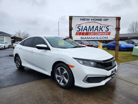 2020 Honda Civic for sale at Siamak's Car Company llc in Woodburn OR