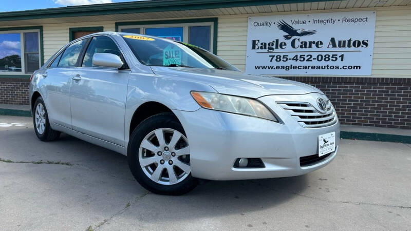 2007 Toyota Camry for sale at Eagle Care Autos in Mcpherson KS