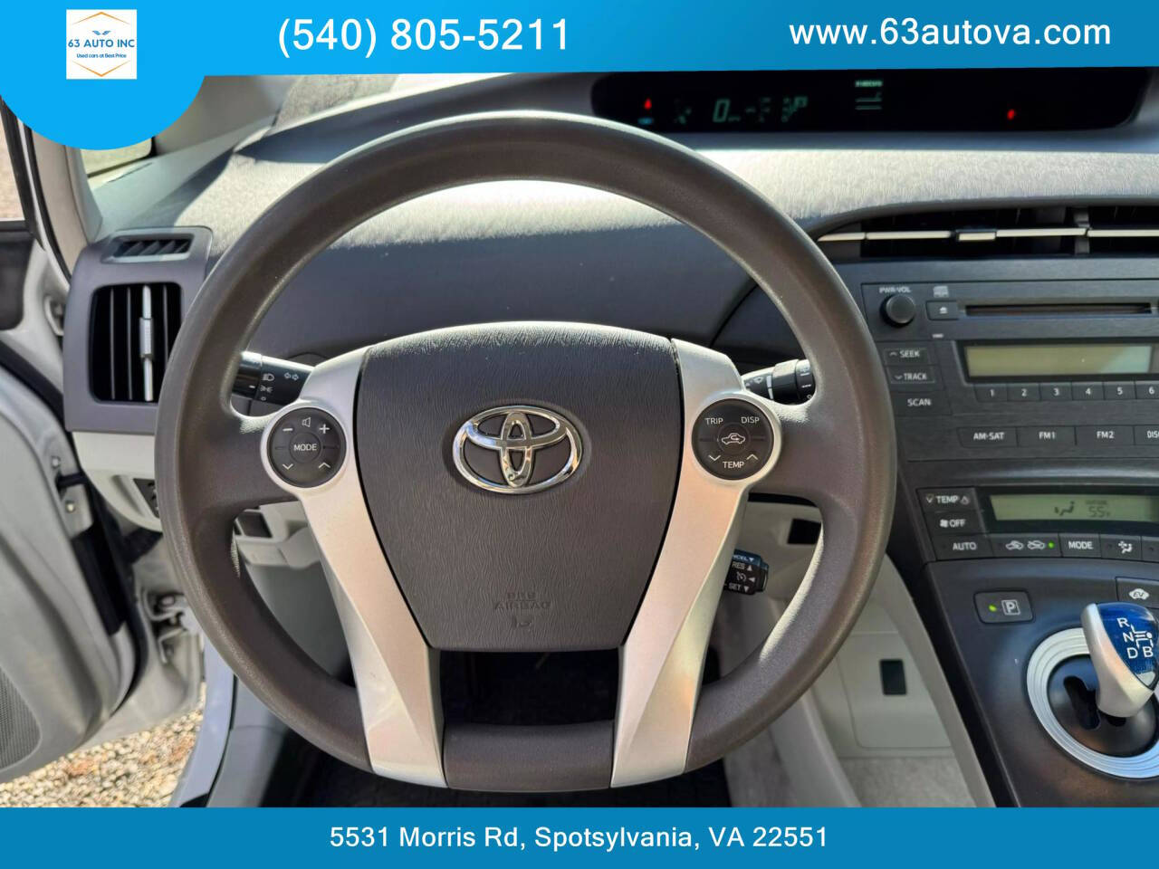 2010 Toyota Prius for sale at 63 Auto Inc in Spotsylvania, VA