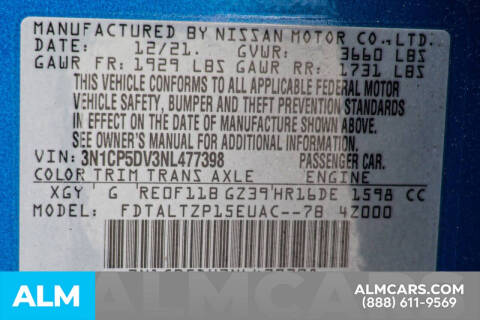 2022 Nissan Kicks SR