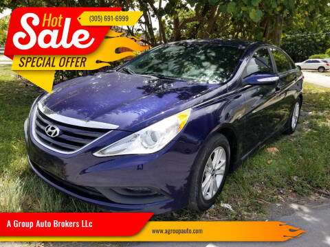 2014 Hyundai Sonata for sale at A Group Auto Brokers LLc in Opa-Locka FL