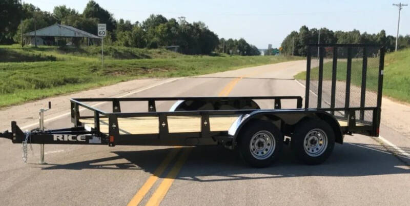 2023 Rice Trailers Tandem Axle Utility Trailer