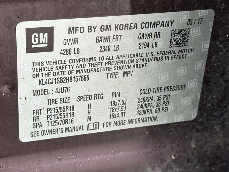 2017 Buick Encore Sport Touring