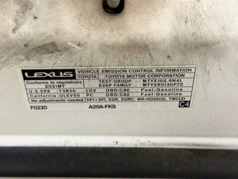 2021 Lexus ES 250