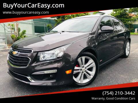 2015 Chevrolet Cruze for sale at BuyYourCarEasyllc.com in Hollywood FL