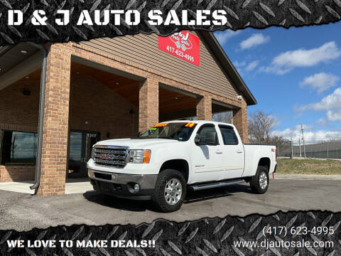 2014 GMC Sierra 2500HD for sale at D & J AUTO SALES in Joplin MO