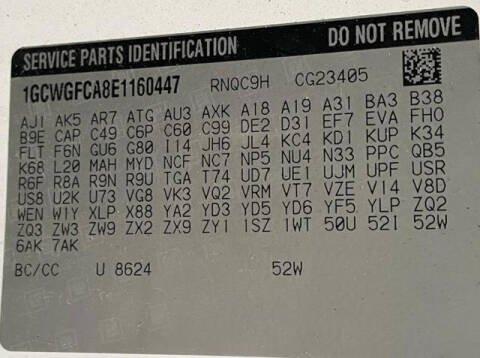 2014 Chevrolet Express 2500