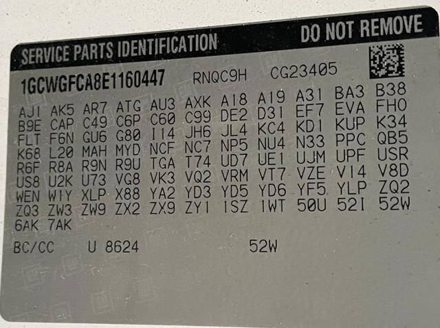 2014 Chevrolet Express 2500