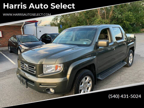 2006 Honda Ridgeline for sale at Harris Auto Select in Winchester VA