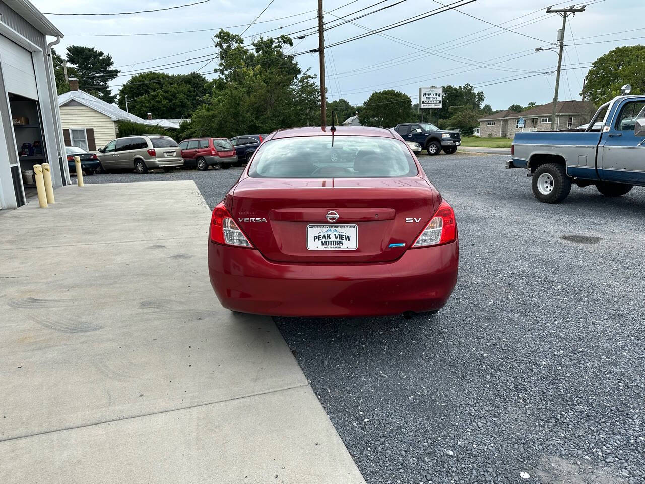 2012 Nissan Versa for sale at PEAK VIEW MOTORS in Mount Crawford, VA