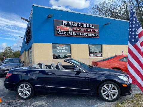 2011 Mercedes-Benz E-Class for sale at Primary Auto Mall in Fort Myers FL