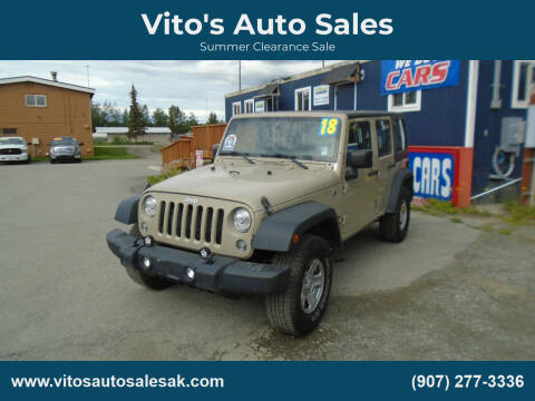 2018 Jeep Wrangler JK Unlimited for sale at Vito's Auto Sales in Anchorage AK