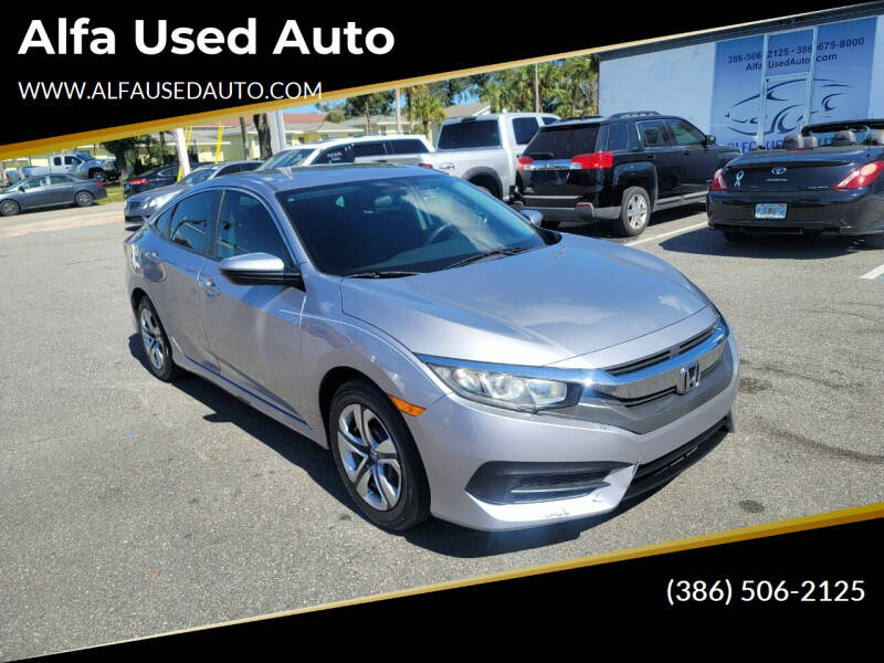 2018 Honda Civic for sale at Alfa Used Auto in Holly Hill FL