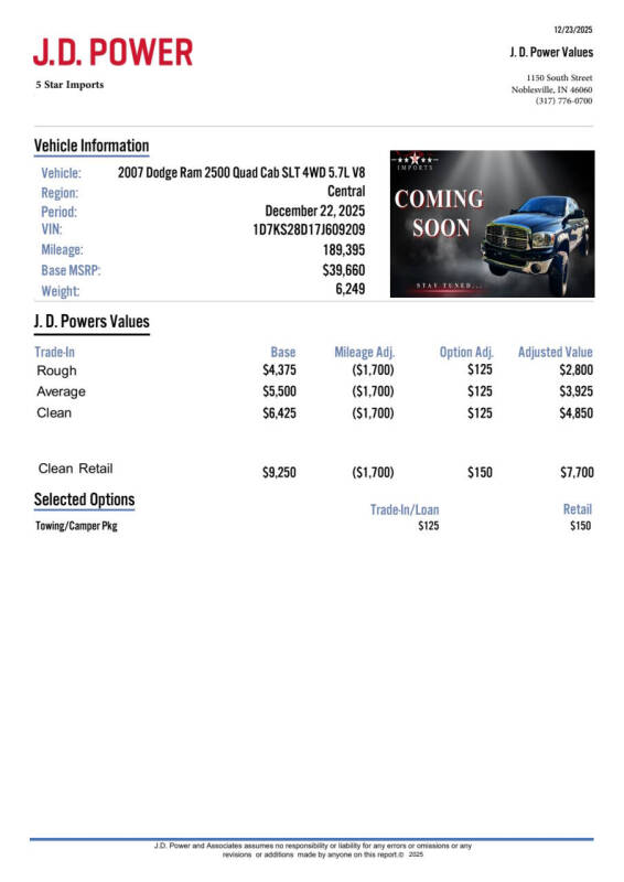 2007 Dodge Ram 2500