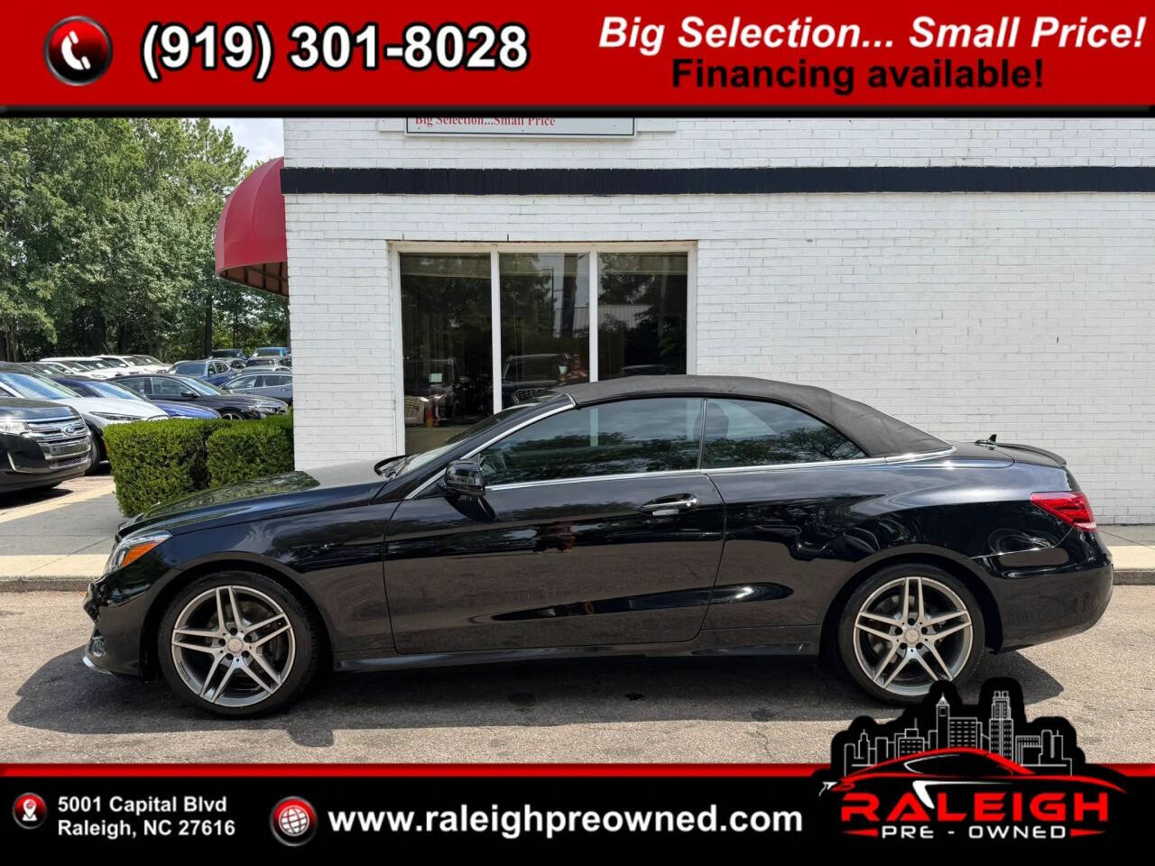 Black 2016 Mercedes-Benz E-Class E 400 Convertible E 400 2dr Convertible 1