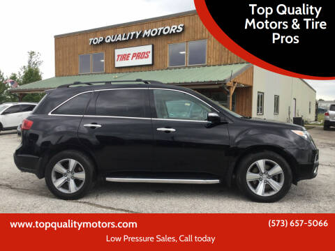 2012 Acura MDX for sale at Top Quality Motors & Tire Pros in Ashland MO