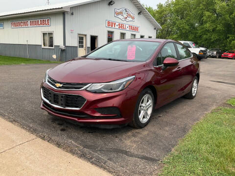 2016 Chevrolet Cruze for sale at Steves Auto Sales in Cambridge MN