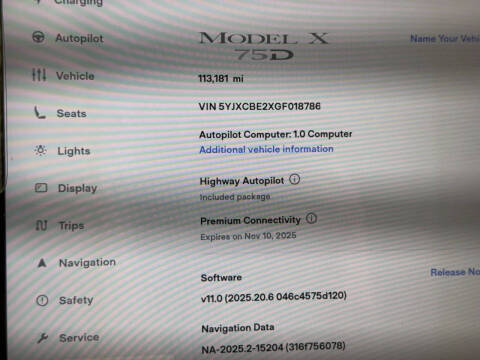 2016 Tesla Model X 75D