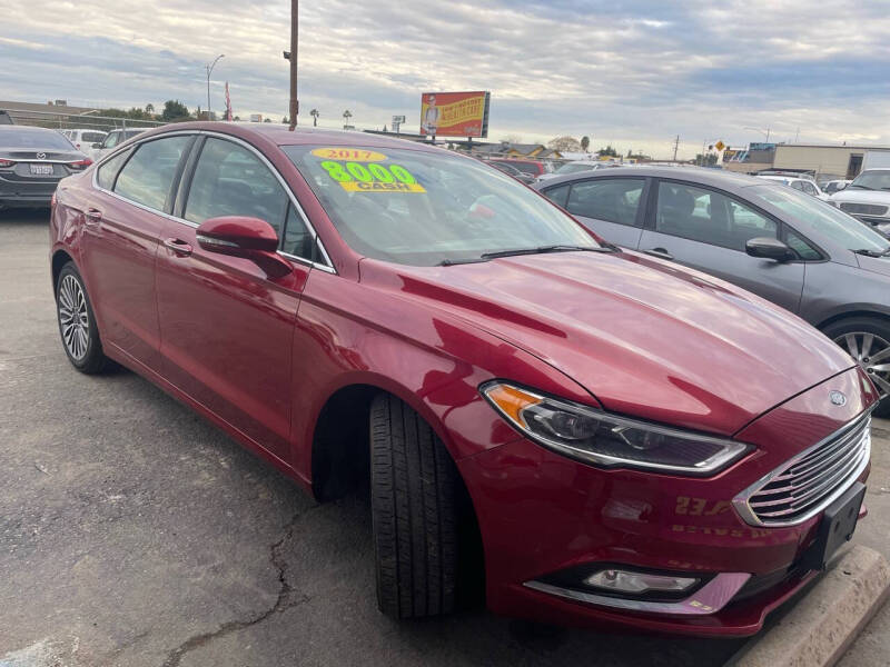 2017 Ford Fusion for sale at Neri's Auto Sales in Sanger CA