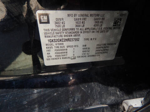 2017 GMC Yukon XL SLT