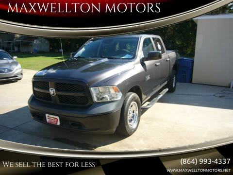 2014 RAM 1500 for sale at MAXWELLTON MOTORS in Greenwood SC