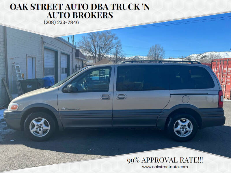 2001 Pontiac Montana for sale at Oak Street Auto DBA Truck 'N Auto Brokers in Pocatello ID