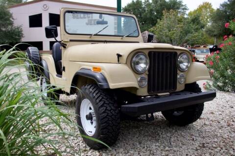1982 Jeep CJ-5 for sale at SELECT JEEPS INC in League City TX