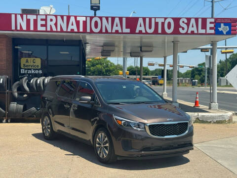 2016 Kia Sedona for sale at International Auto Sales in Garland TX