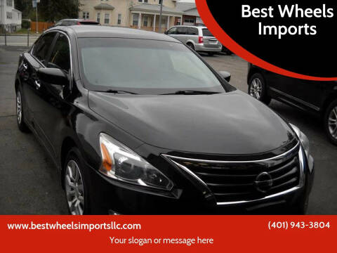 2014 Nissan Altima for sale at Best Wheels Imports in Johnston RI