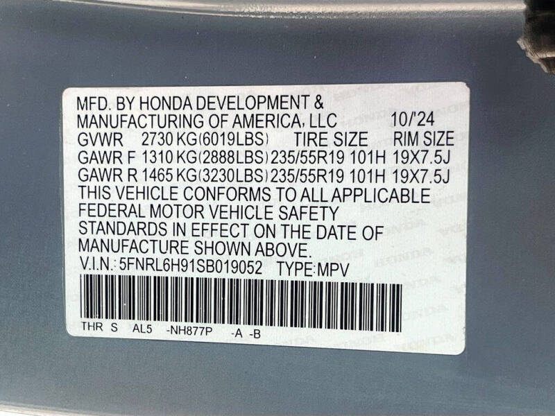 2025 Honda Odyssey Elite