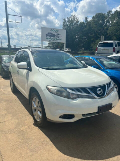 2011 Nissan Murano for sale at Good Cars and Trucks Wholesale, LLC in Crystal Springs, MS