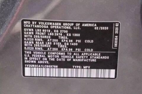 2020 Volkswagen Atlas V6 SE 4Motion