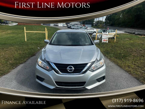 2018 Nissan Altima for sale at First Line Motors in Jamestown IN